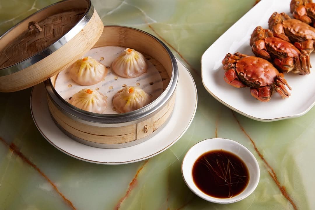 Crab Xiao Long Bao and Huangjiu